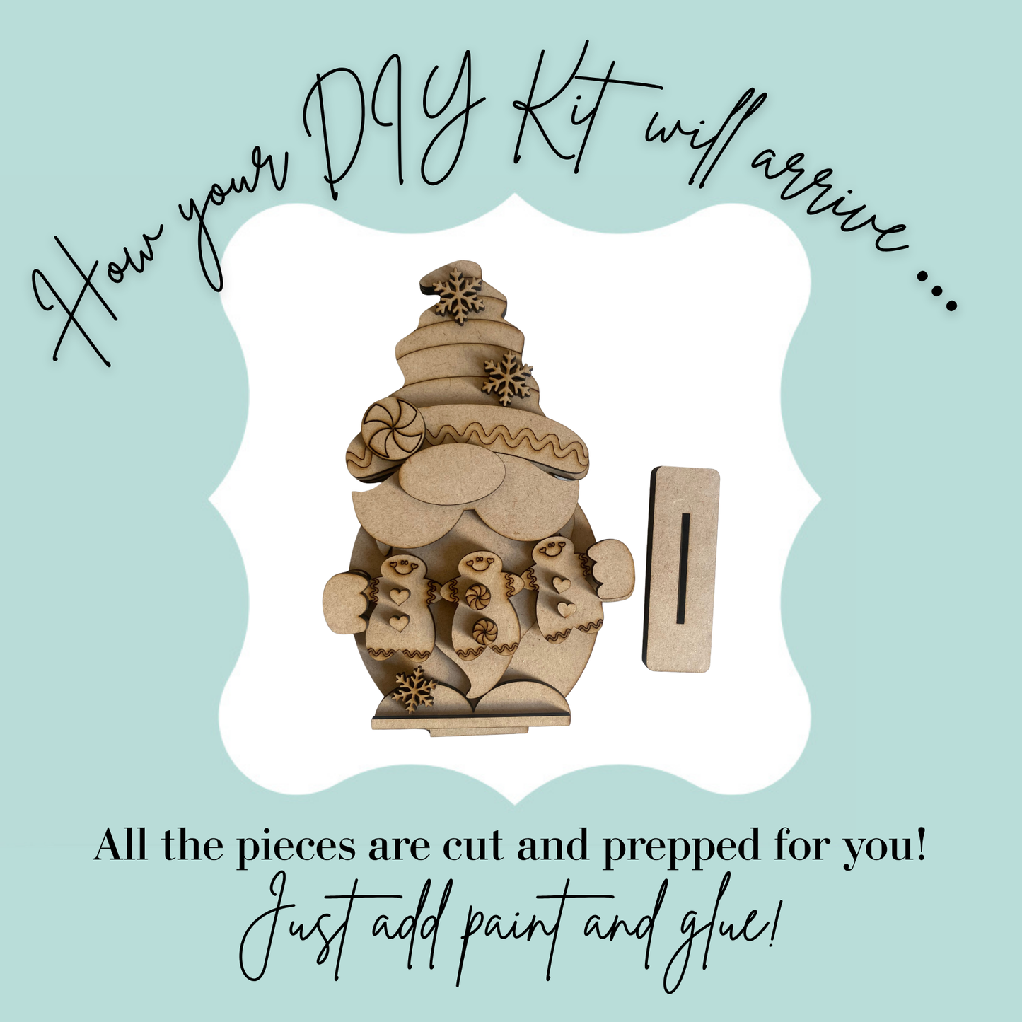 Sugar + Spice Gnome Shelf Sitter DIY Kit