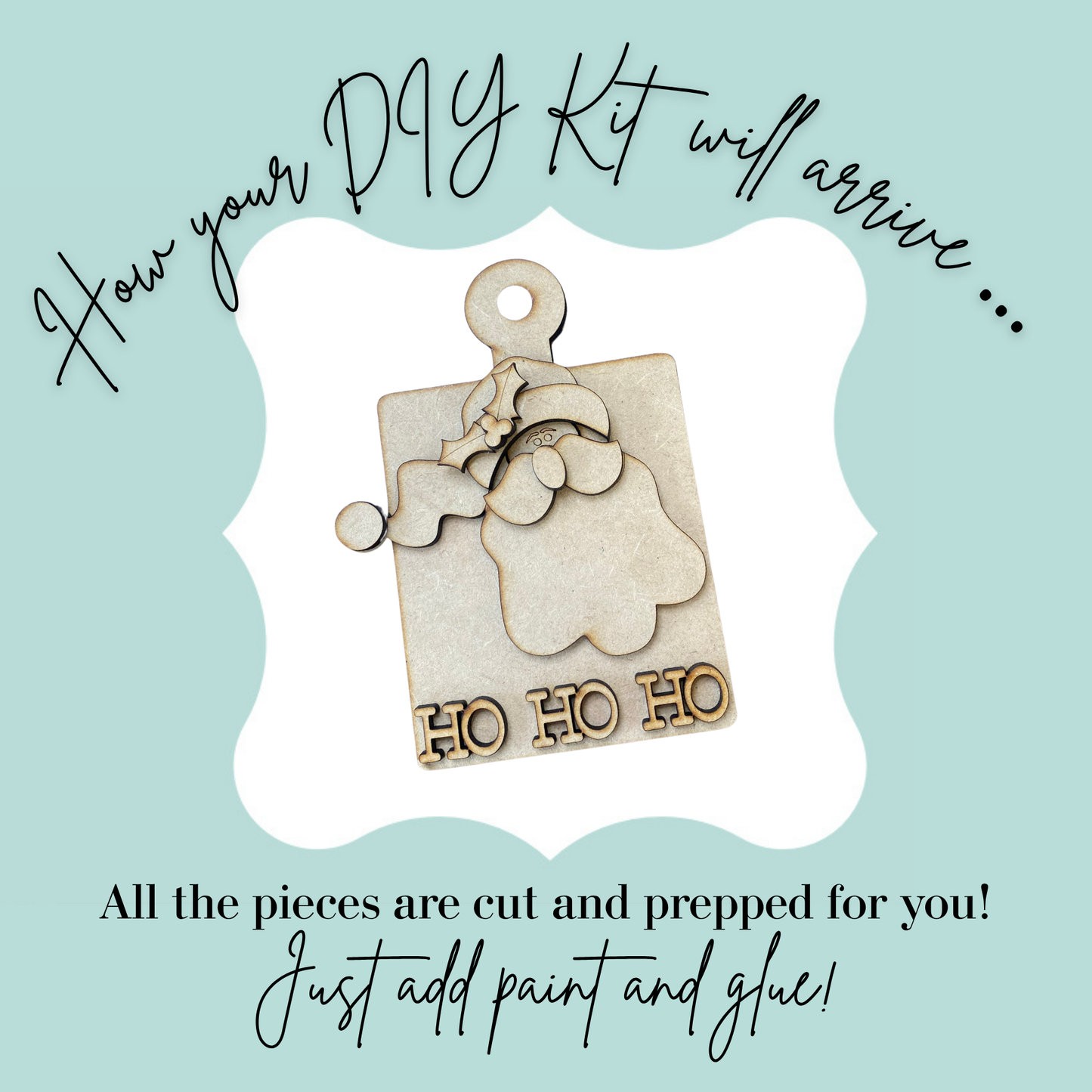 Breadboard Santa DIY Ornament Kit