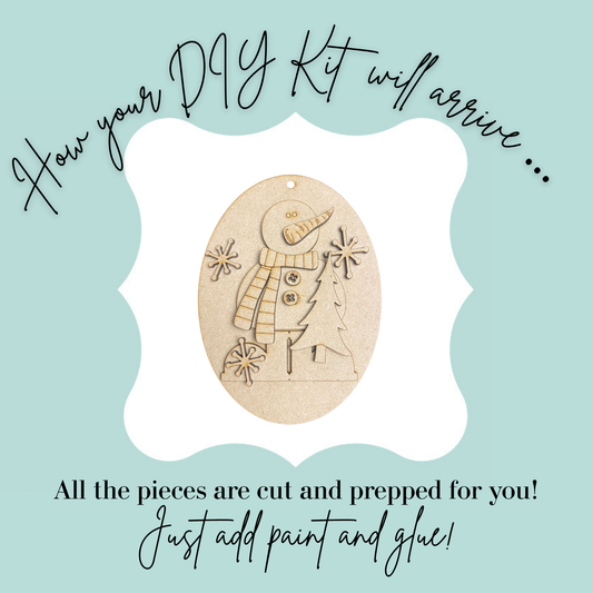 Bundled Up DIY Ornament Kit