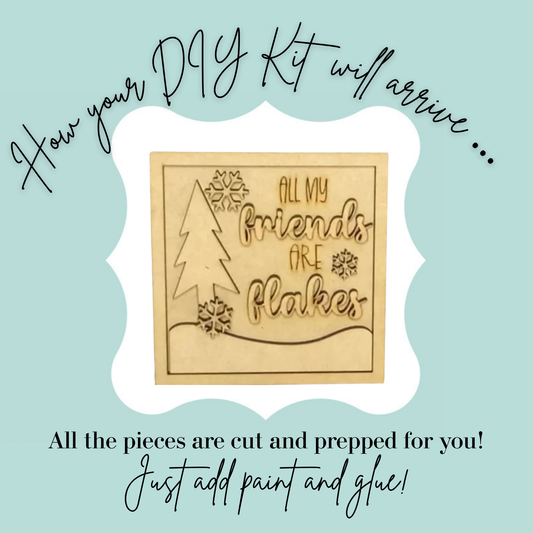 Friends Are Flakes DIY Mini Kit