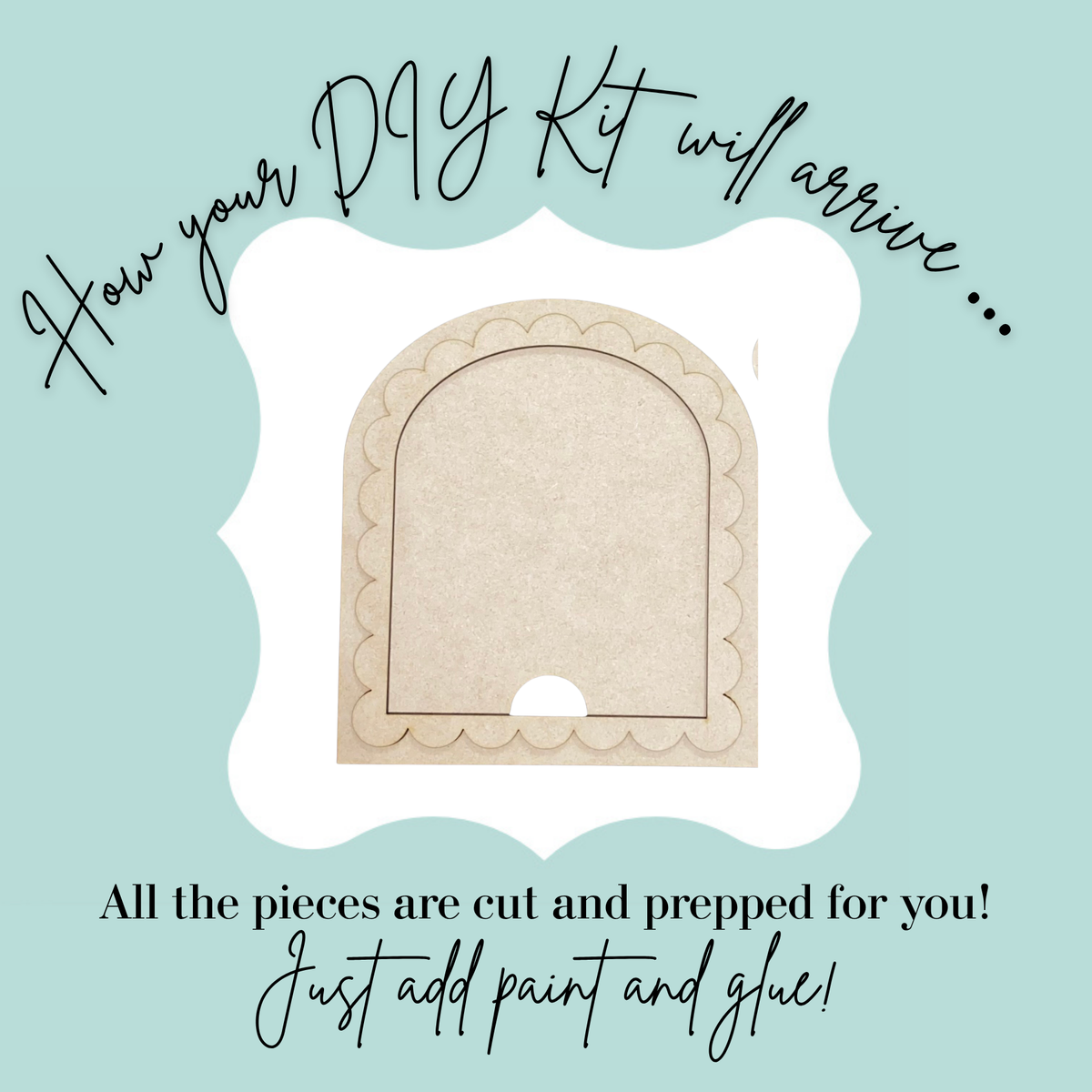 Scalloped Arch Frame Base