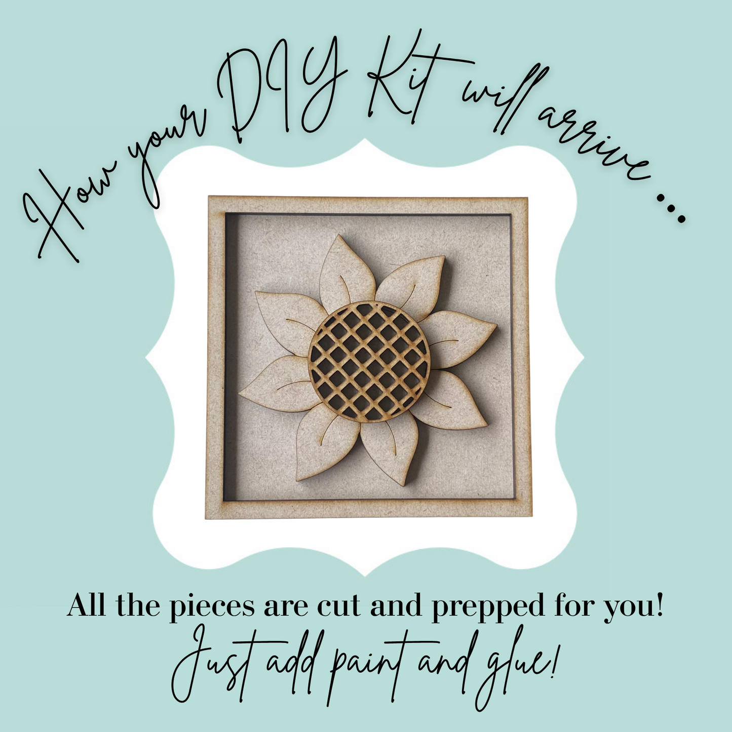 Layered Sunflower DIY Mini Kit