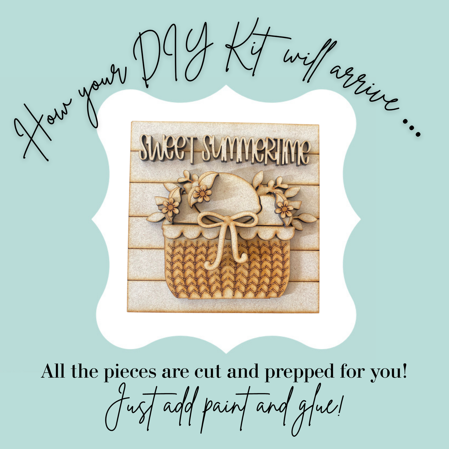 Sweet Summertime Basket DIY Mini Kit