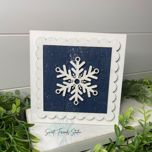 Snowflake Charm DIY Mini Kit