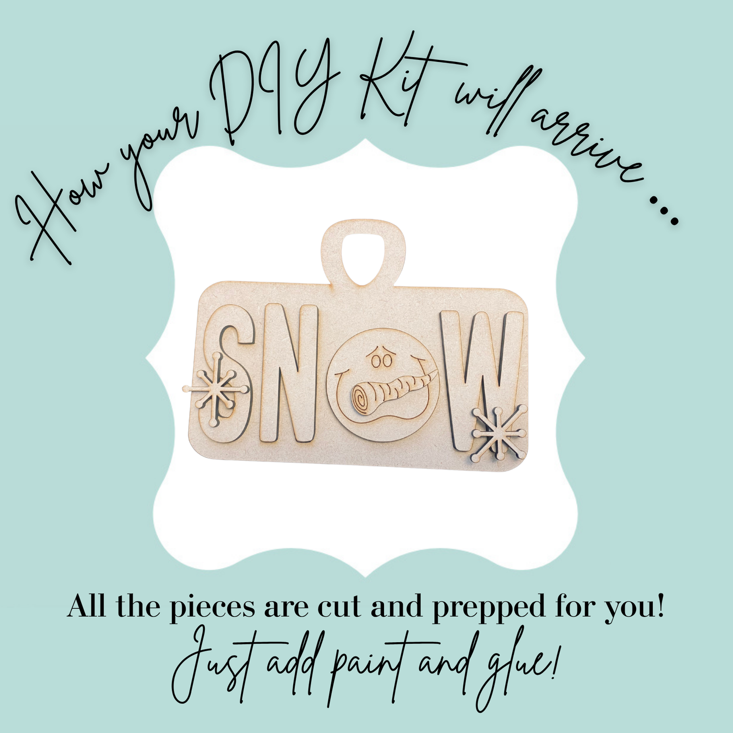 Snow Much Fun Shovel DIY Kit