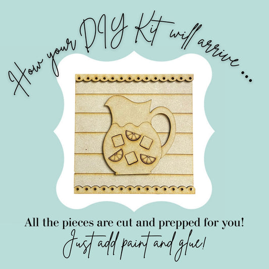 Lemonade Pitcher DIY Mini Kit