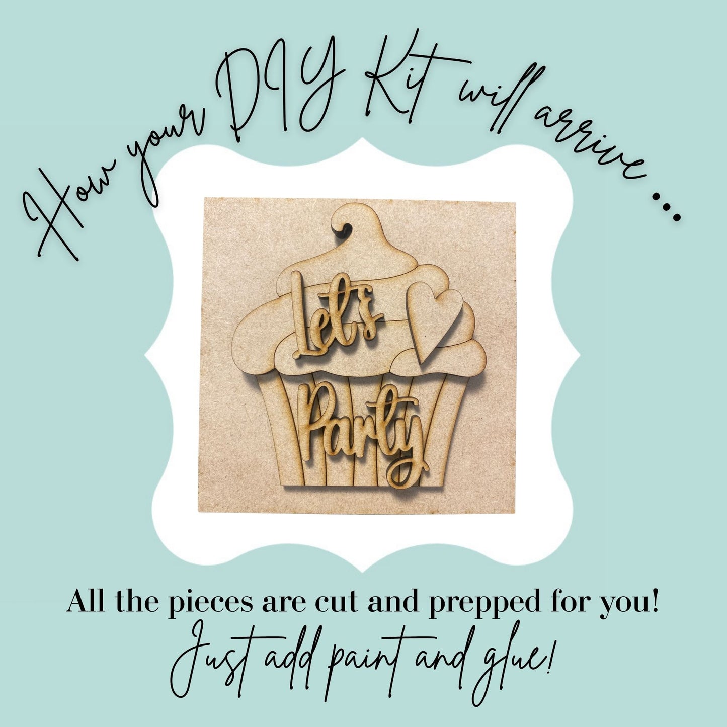 Party Cupcake Mini DIY Kit