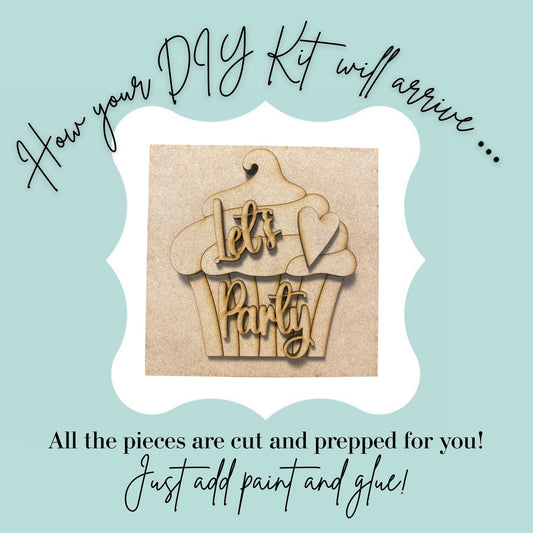 Party Cupcake Mini DIY Kit