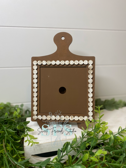 Beaded Breadboard Frame Base