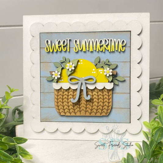 Sweet Summertime Basket DIY Mini Kit