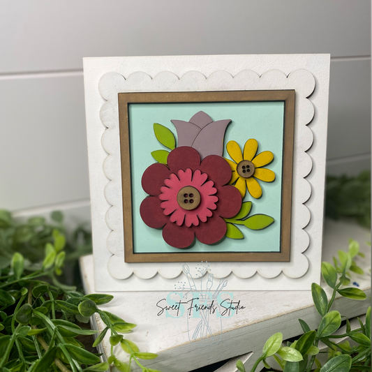 Layered Garden Blooms DIY Mini Kit