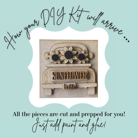 Sunflower Truck DIY Mini Kit