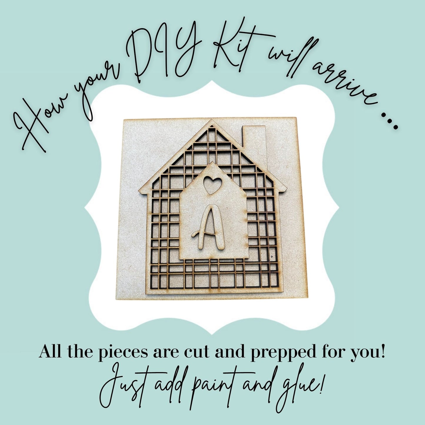Home Sweet Home Monogram DIY Mini Kit