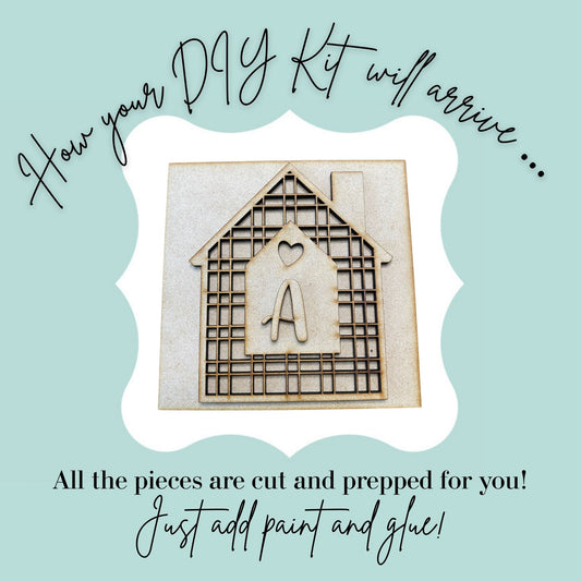 Home Sweet Home Monogram DIY Mini Kit