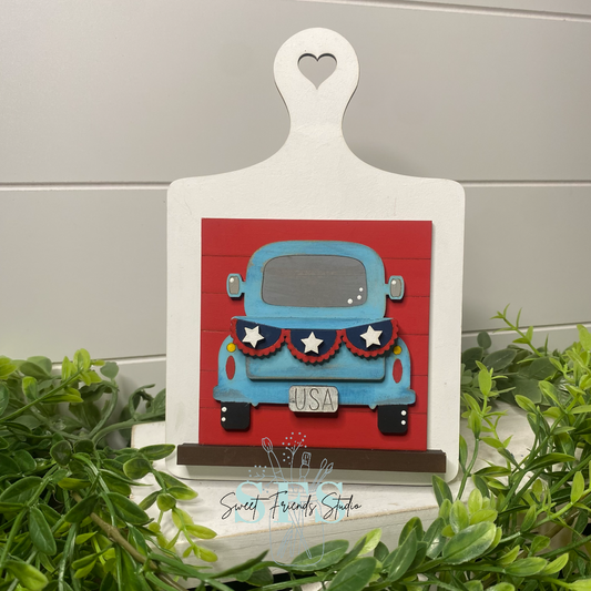 Patriotic Vintage Truck DIY Mini Kit